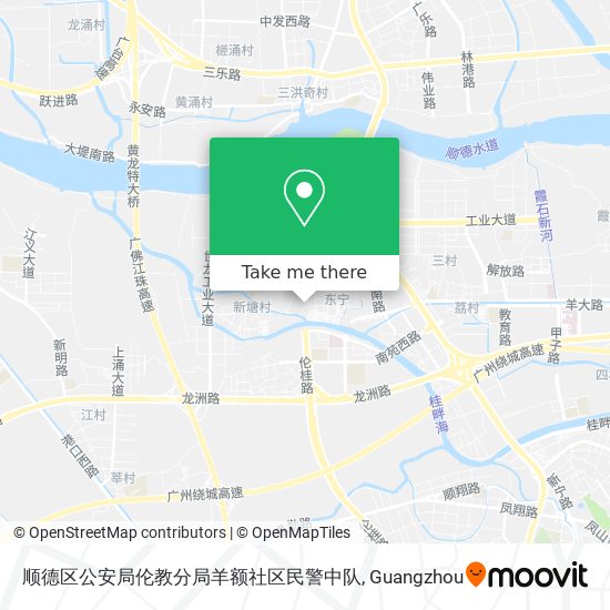 顺德区公安局伦教分局羊额社区民警中队 map