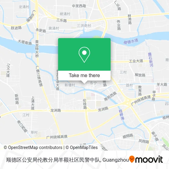 顺德区公安局伦教分局羊额社区民警中队 map