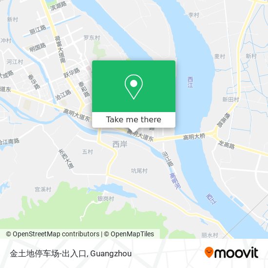 金土地停车场-出入口 map