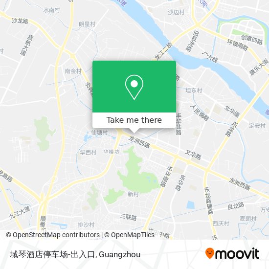 域琴酒店停车场-出入口 map