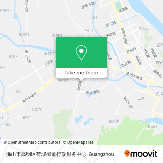 佛山市高明区荷城街道行政服务中心 map