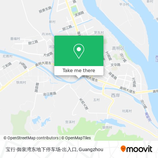 宝行·御泉湾东地下停车场-出入口 map