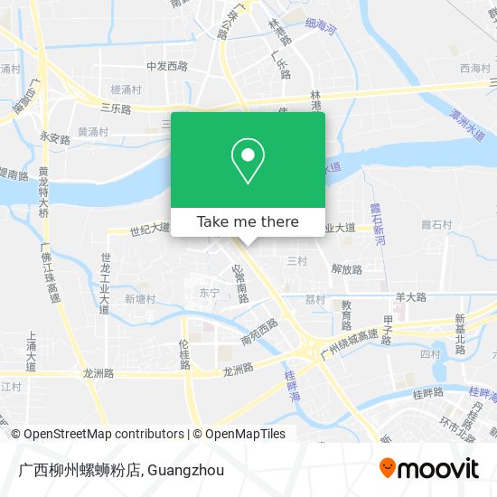 广西柳州螺蛳粉店 map