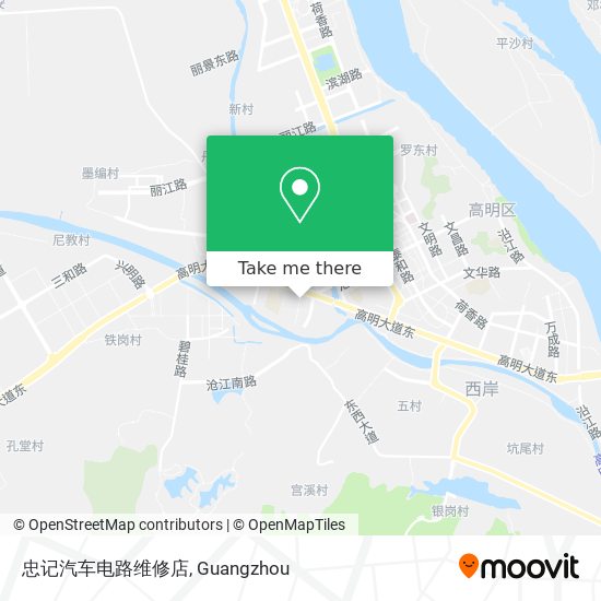 忠记汽车电路维修店 map