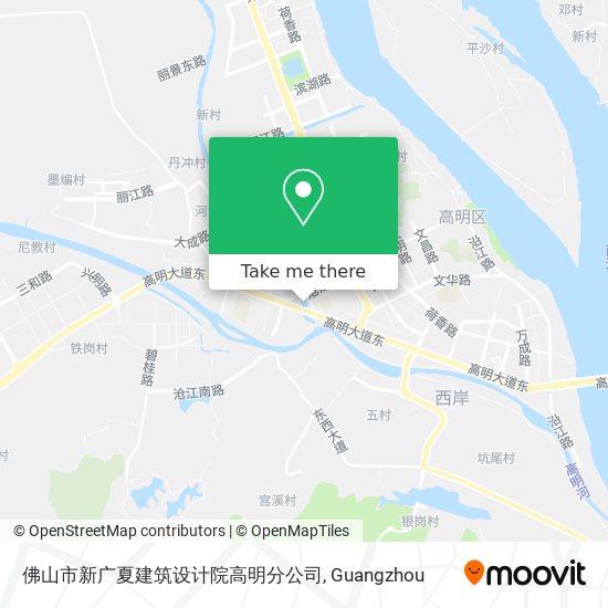 佛山市新广夏建筑设计院高明分公司 map