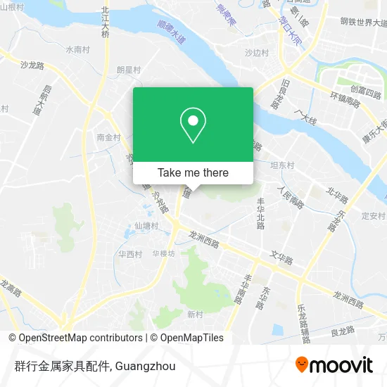 群行金属家具配件 map