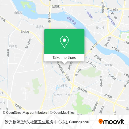 景光物流(沙头社区卫生服务中心东) map