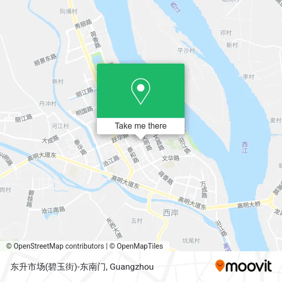 东升市场(碧玉街)-东南门 map