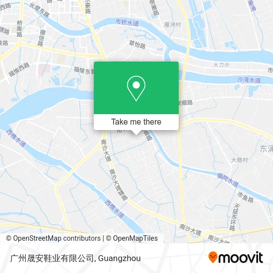 广州晟安鞋业有限公司 map