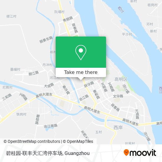 碧桂园-联丰天汇湾停车场 map