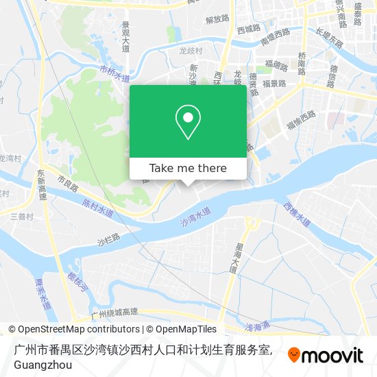 广州市番禺区沙湾镇沙西村人口和计划生育服务室 map