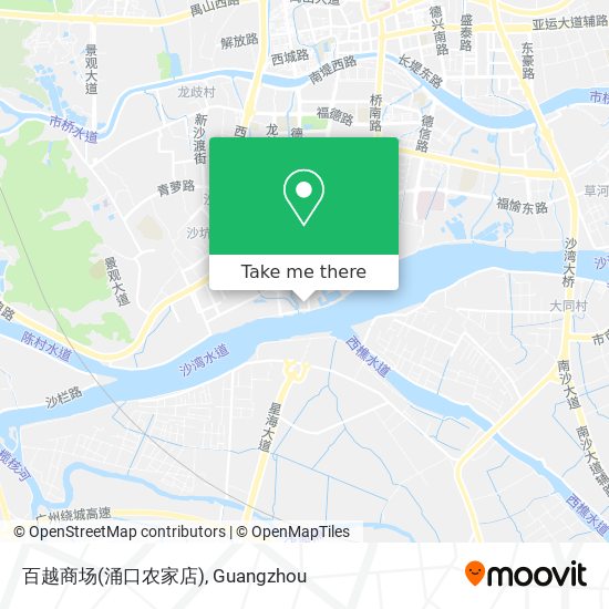 百越商场(涌口农家店) map