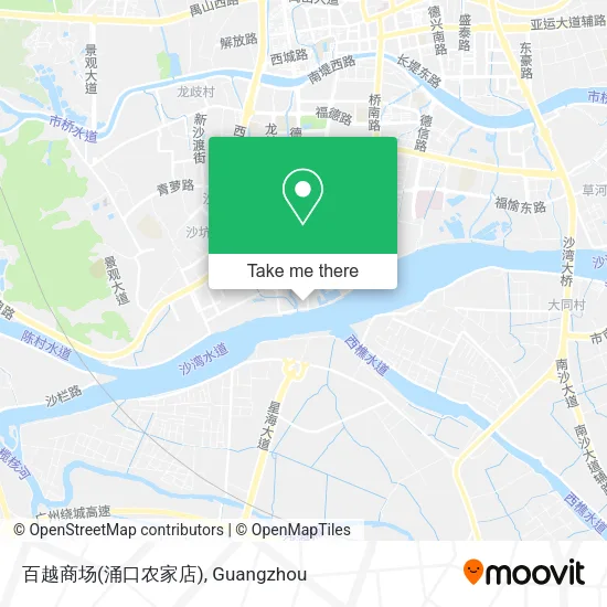 百越商场(涌口农家店) map
