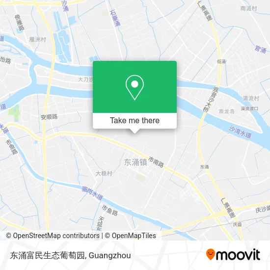 东涌富民生态葡萄园 map