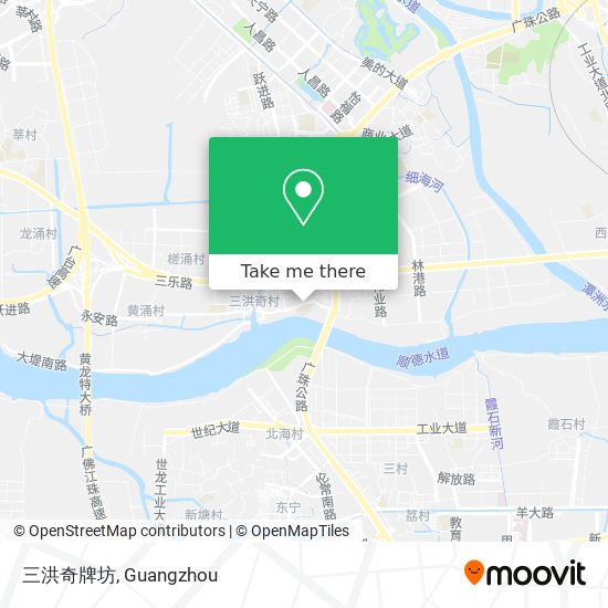 三洪奇牌坊 map