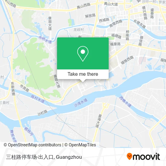 三桂路停车场-出入口 map