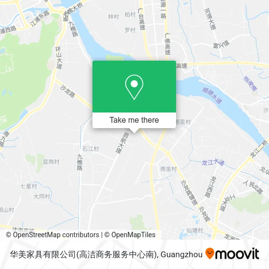 华美家具有限公司(高洁商务服务中心南) map