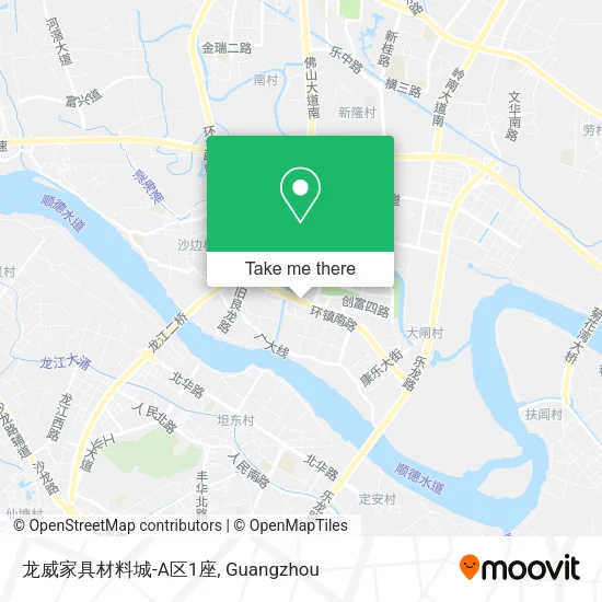 龙威家具材料城-A区1座 map