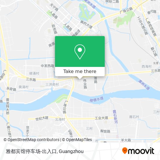 雅都宾馆停车场-出入口 map