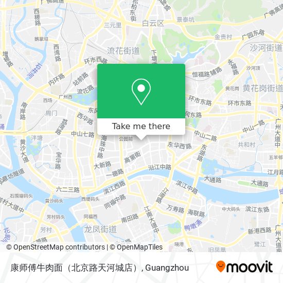 康师傅牛肉面（北京路天河城店） map