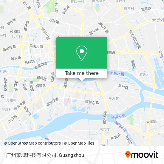 广州菜城科技有限公司 map