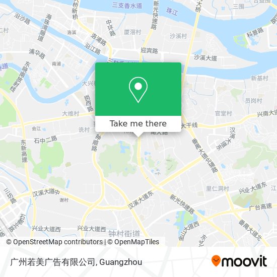 广州若美广告有限公司 map