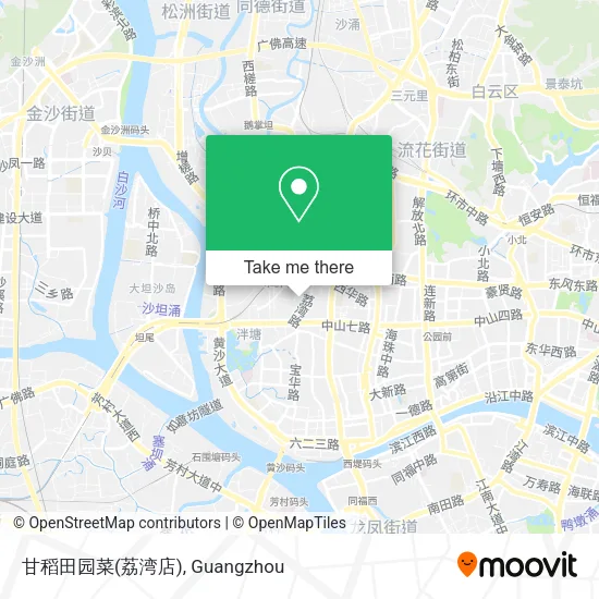 甘稻田园菜(荔湾店) map