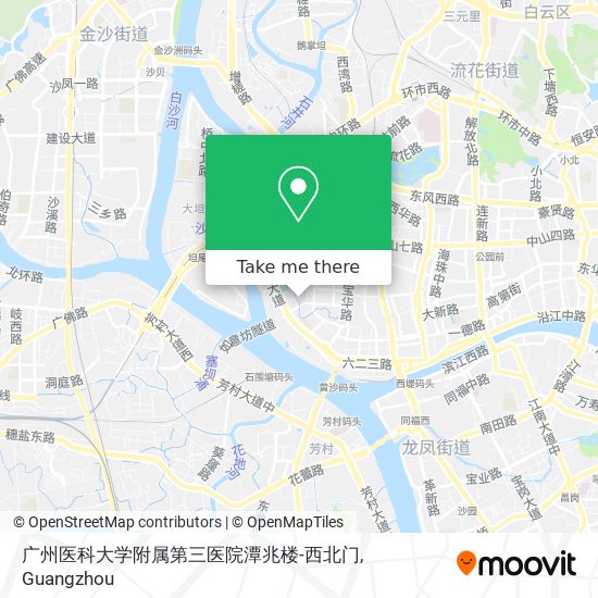 广州医科大学附属第三医院潭兆楼-西北门 map