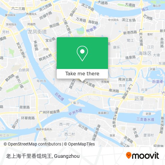 老上海千里香馄饨王 map