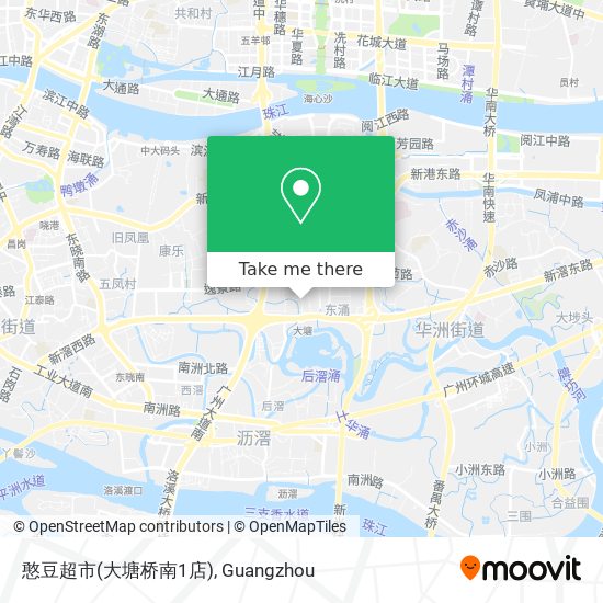 憨豆超市(大塘桥南1店) map