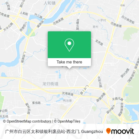 广州市白云区太和镇银利废品站-西北门 map