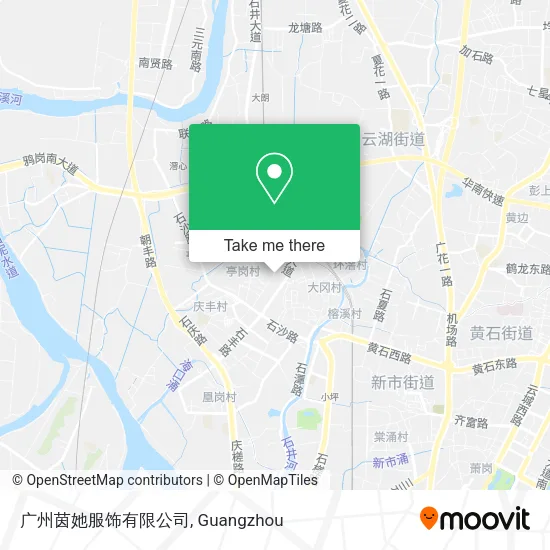 广州茵她服饰有限公司 map