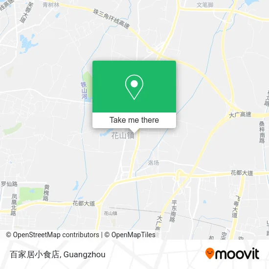 百家居小食店 map