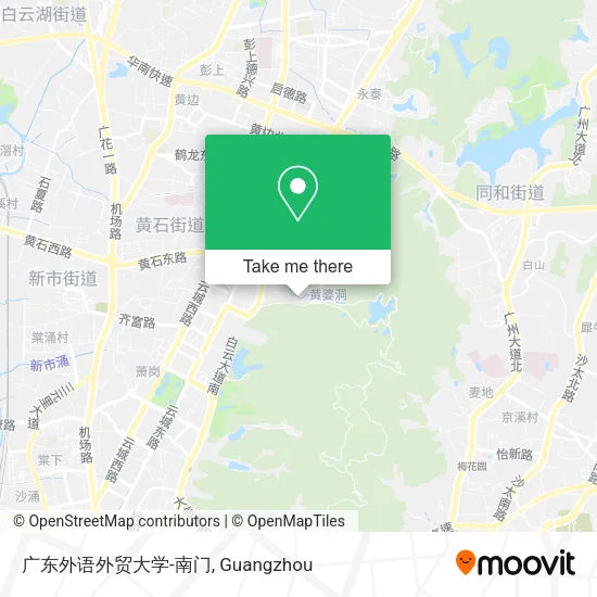 广东外语外贸大学-南门 map