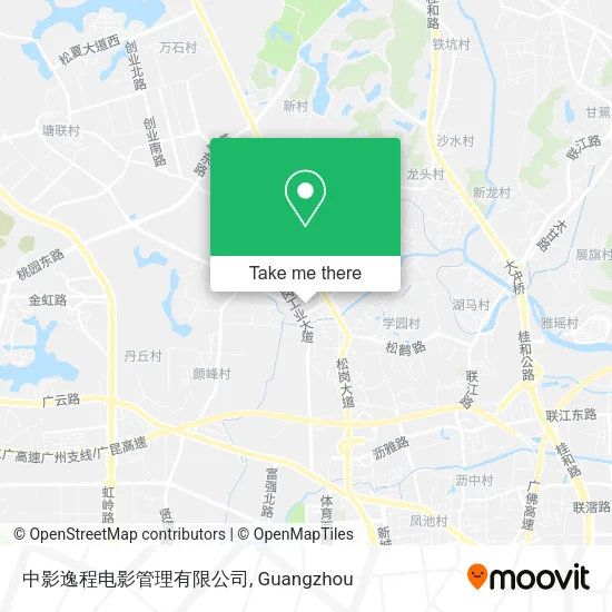 中影逸程电影管理有限公司 map