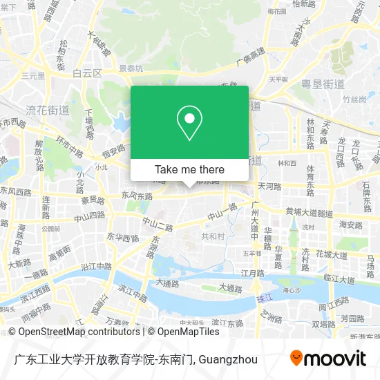 广东工业大学开放教育学院-东南门 map