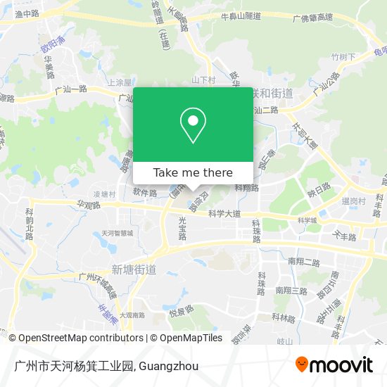 广州市天河杨箕工业园 map