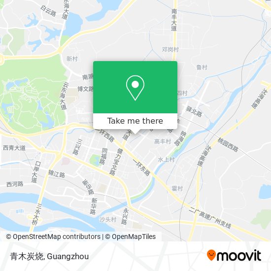 青木炭烧 map