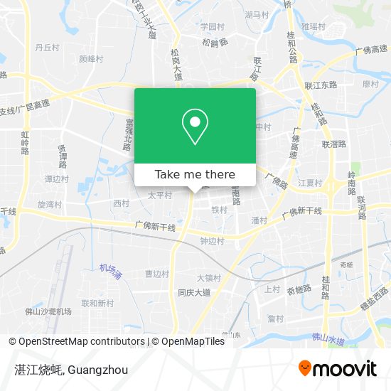 湛江烧蚝 map