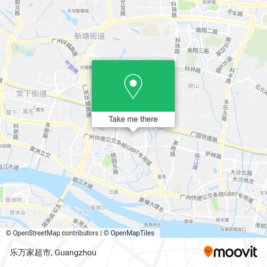 乐万家超市 map