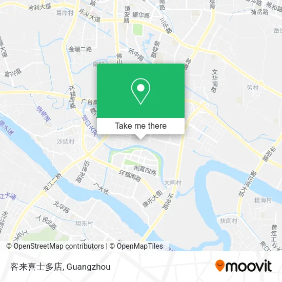 客来喜士多店 map