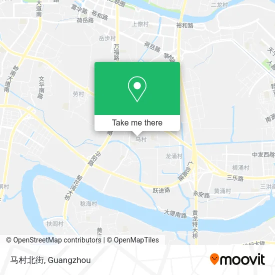 马村北街 map