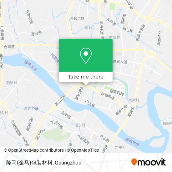 隆马(金马)包装材料 map