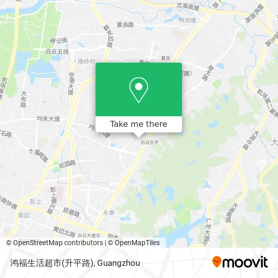 鸿福生活超市(升平路) map