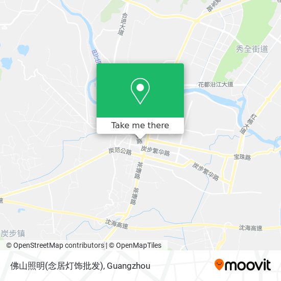 佛山照明(念居灯饰批发) map