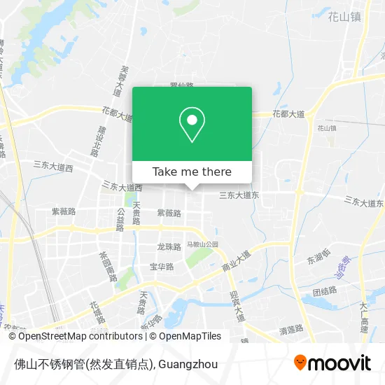 佛山不锈钢管(然发直销点) map
