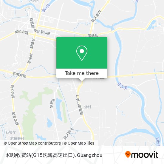 和顺收费站(G15沈海高速出口) map