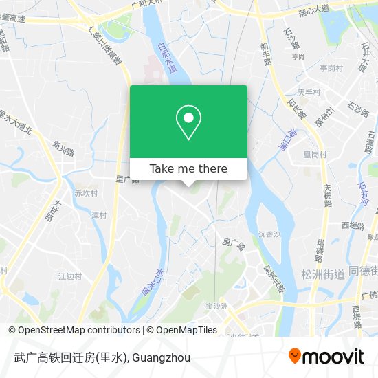 武广高铁回迁房(里水) map