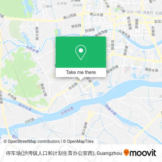 停车场(沙湾镇人口和计划生育办公室西) map
