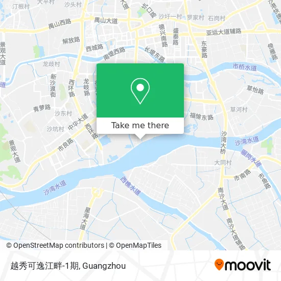 越秀可逸江畔-1期 map